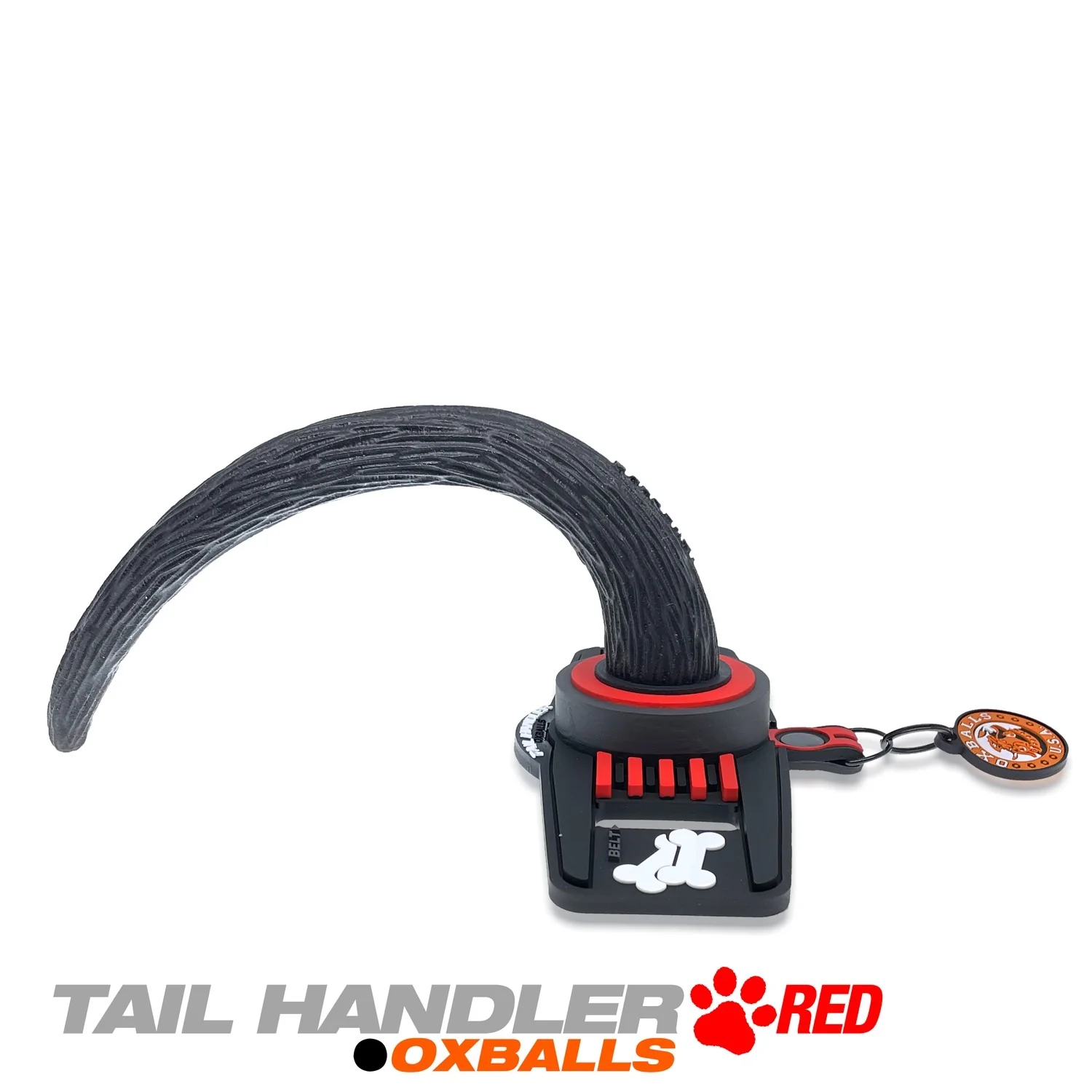 Oxballs Tail Handler Belt Strap Silicone Tail - Red - Image 10