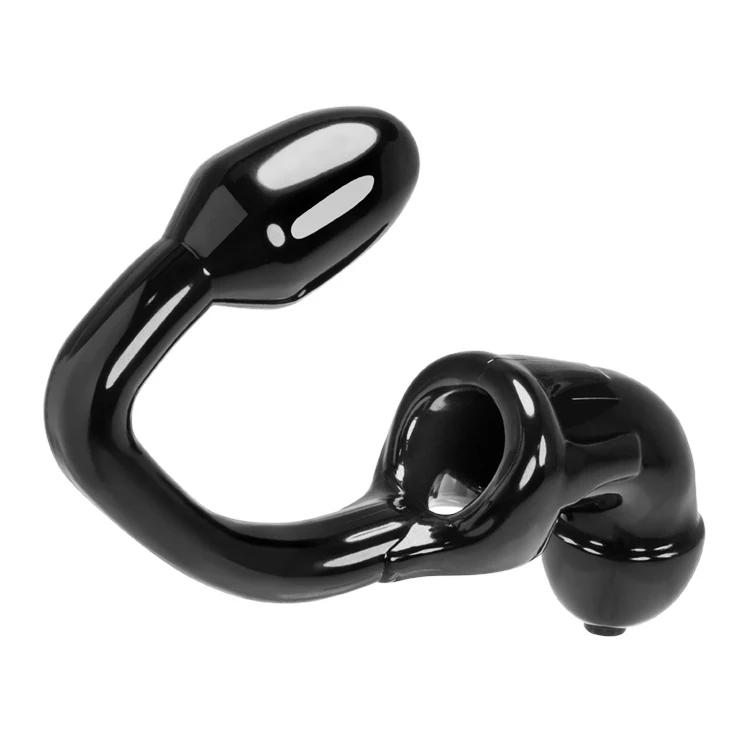 Oxballs Tailpipe Chastity Cocklock Plus Attached Asslock Buttplug - Image 5