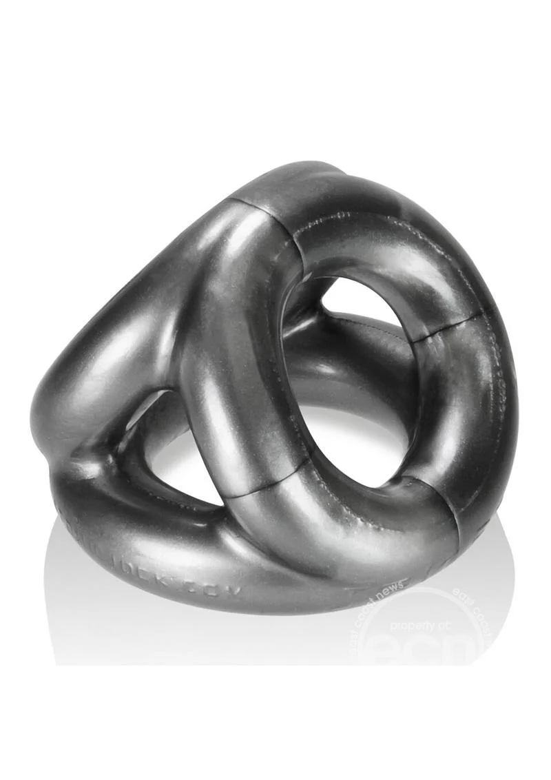 Oxballs Tri-Sport 3 Ring Cocksling - Steel - Image 4