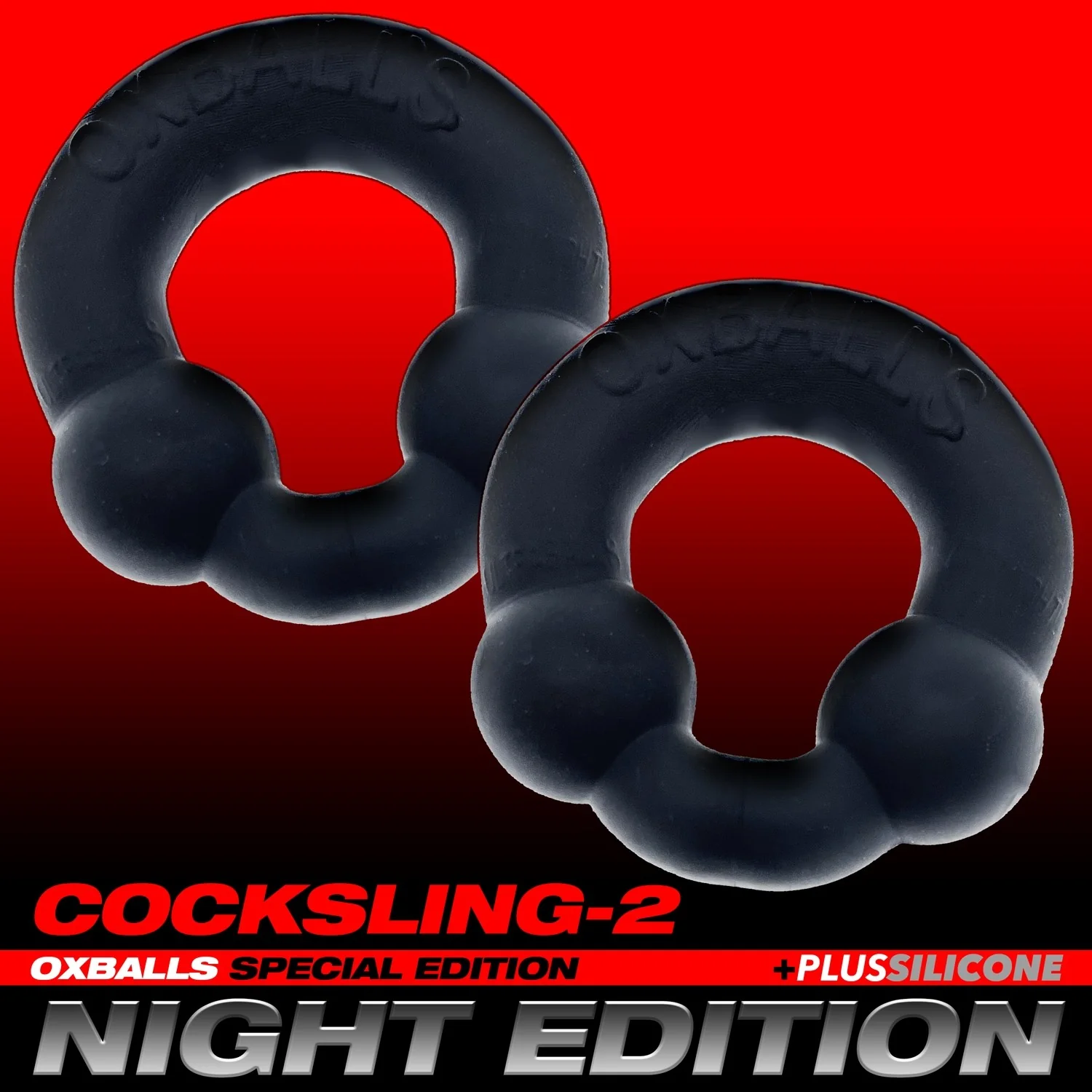 Oxballs Ultraballs Cockring Set 2 Each Per Set Night Edition - Image 11