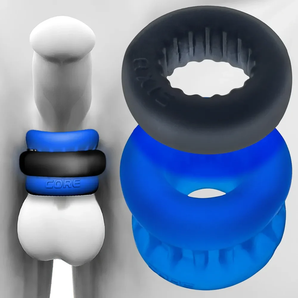 Oxballs Ultracore Core Ballstretcher with Axis Ring - Blue Ice - Image 9