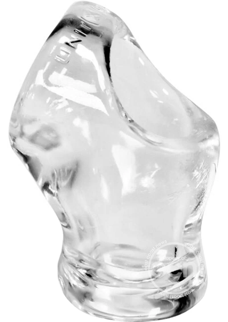 Oxballs Atomic Jock Unit-X Cock Ring and Ball Stretcher 3in - Clear - Image 3