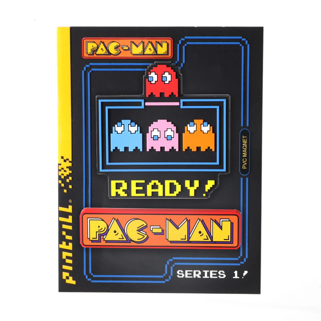 Pac-Man Logo + Ready! Set of 2 Magnets - Image 2