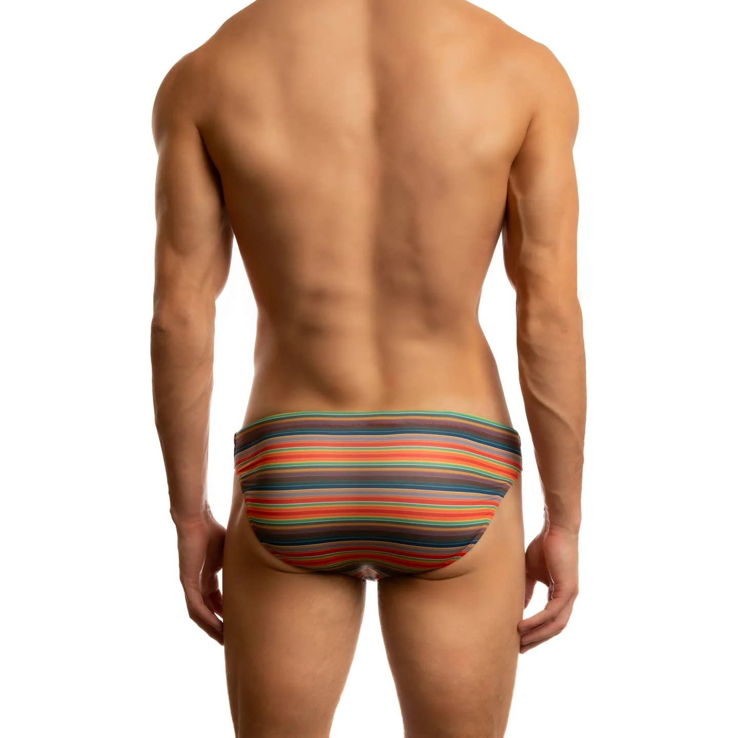 Palm Beach Vintage Stripe Low-Rise 1" Swimsuit by Jack Adams - Image 2
