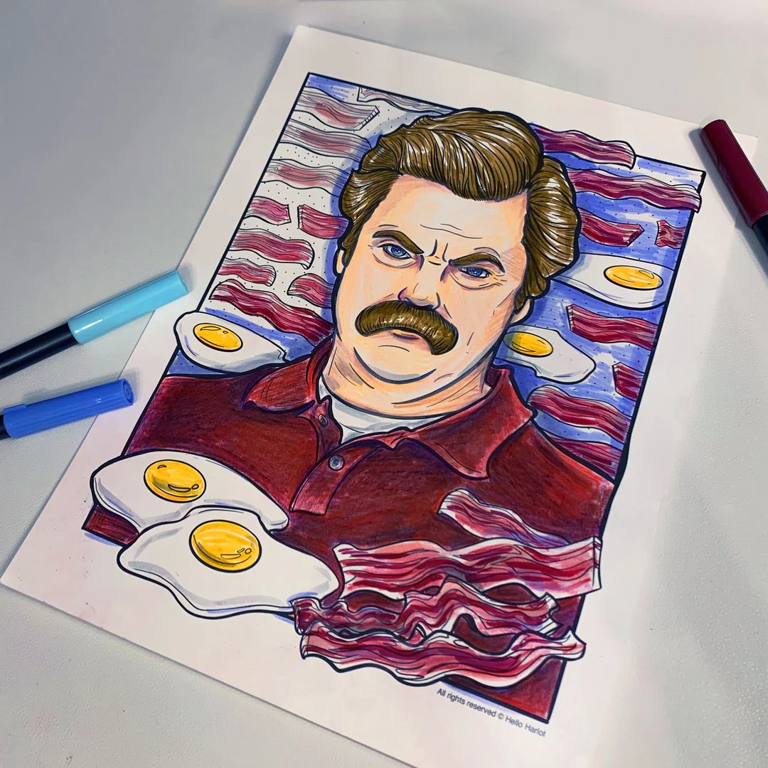 PARKS AND REC COLORING BOOK - Image 3