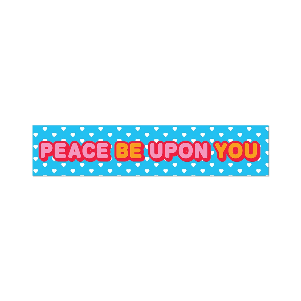 Peace Be Upon You By Oliver Payne - Die-Cut Sticker
