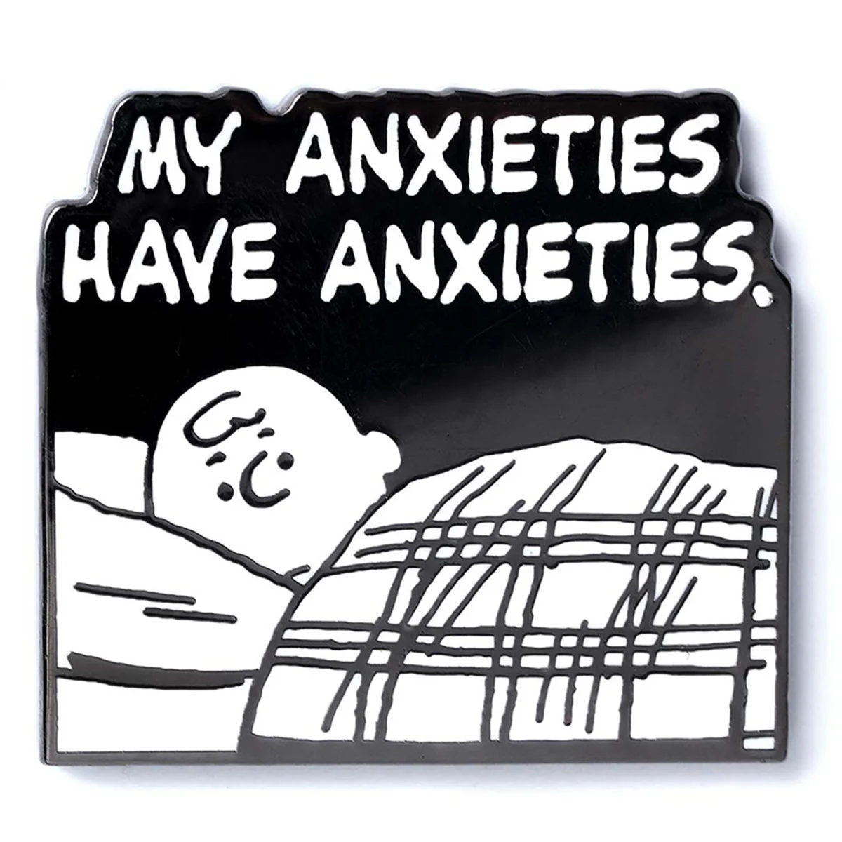 PEANUTS Mood - Anxieties Have Anxieties Pin - Image 2
