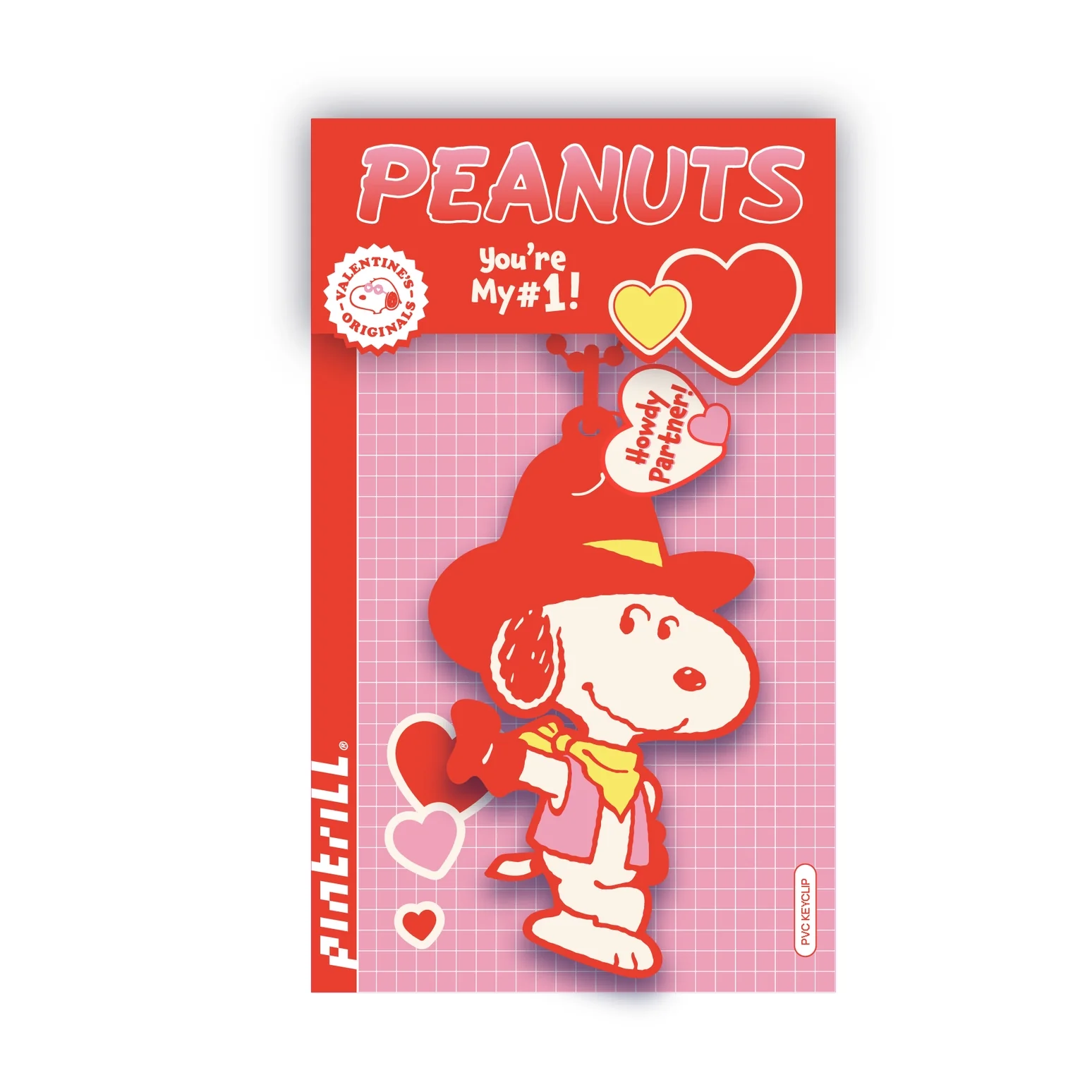 peanuts - Snoopy V Day Howdy Partner Pvc Bag Charm - Image 2