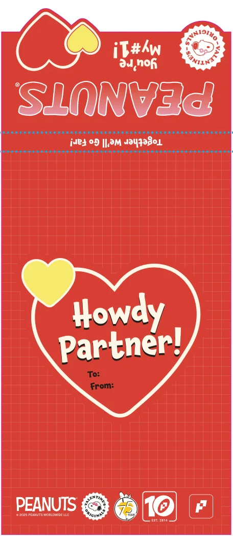 peanuts - Snoopy V Day Howdy Partner Pvc Bag Charm - Image 3