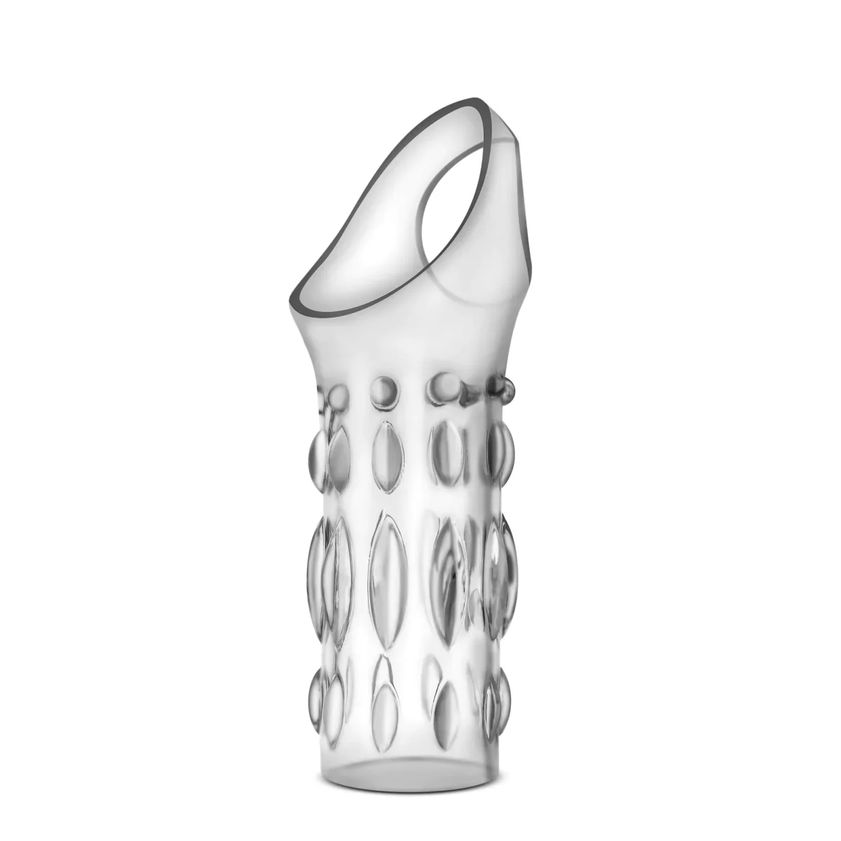 Performance Clear Stretchy Studded Penis Sleeve Ring - Image 4