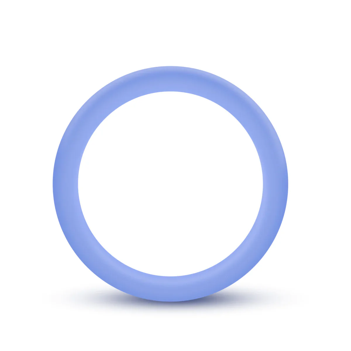 Performance Glo: Glow In The Dark Blue Penis Ring - Image 5