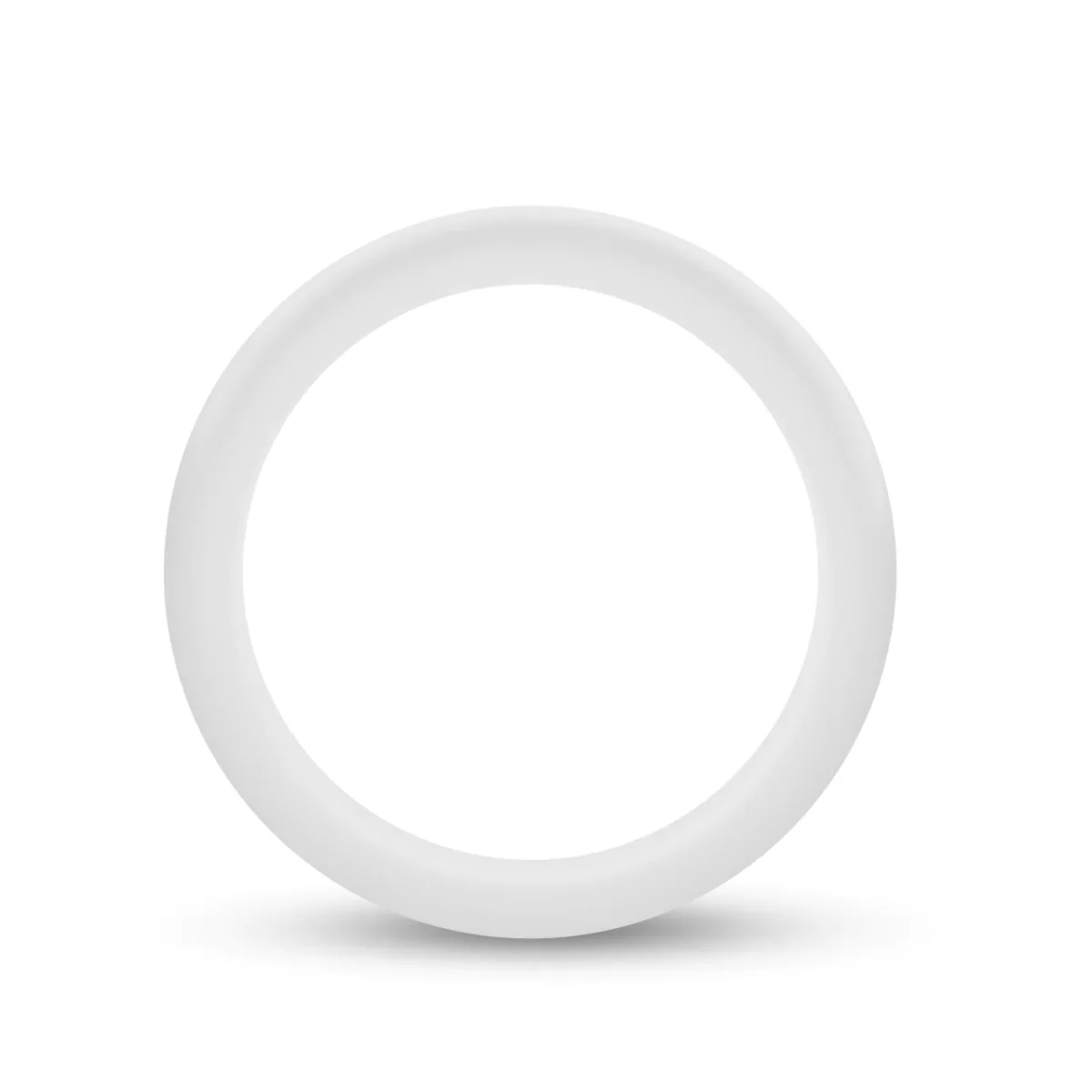 Performance Glo: Glow In The Dark White Penis Ring - Image 5