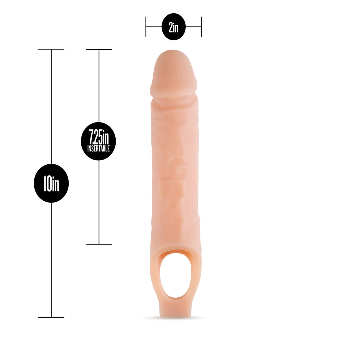 Performance Plus 1.5-Inch Silicone Penis Extender - Image 2