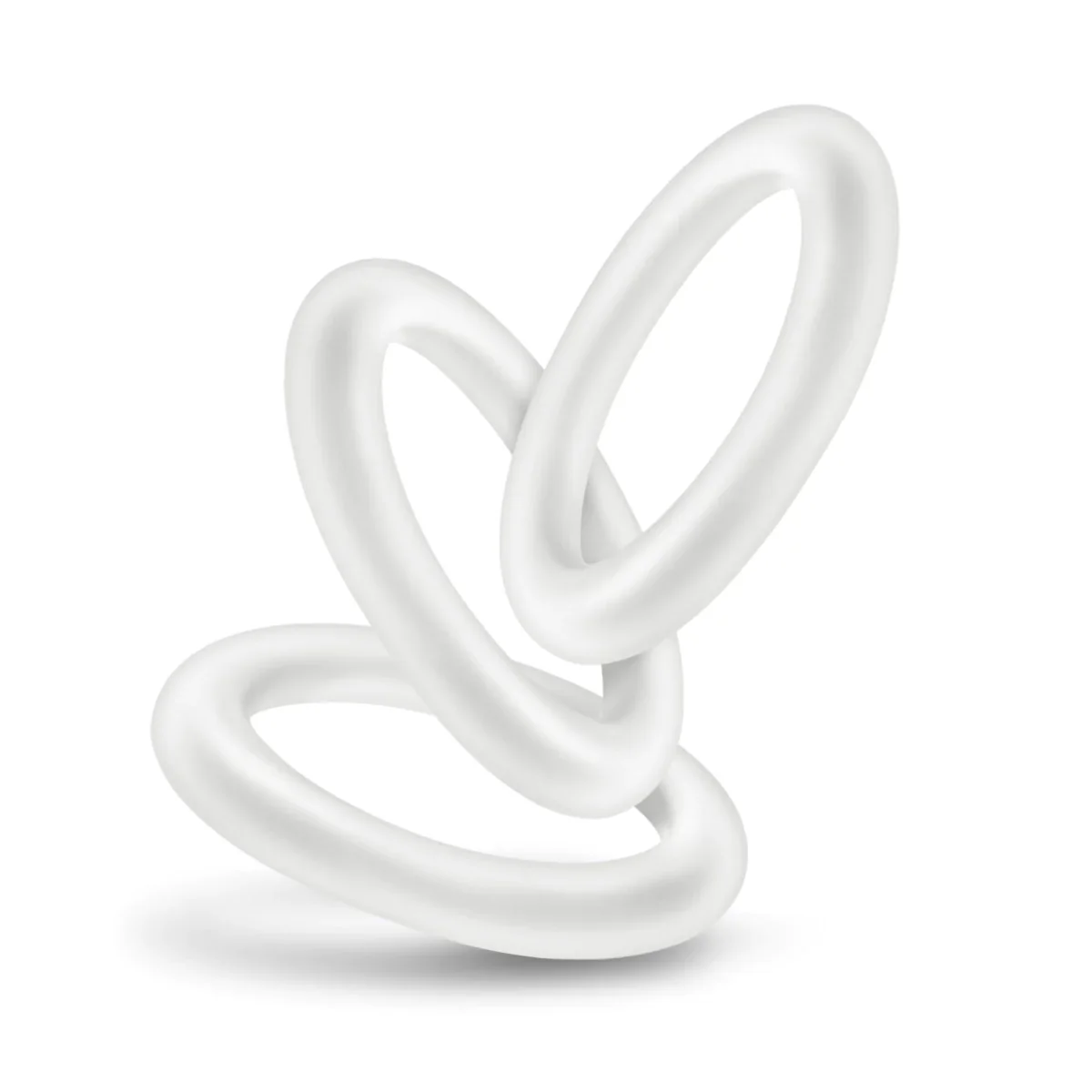 Performance VS2: Glow In The Dark White Small Penis Rings 3-Pack - Image 7