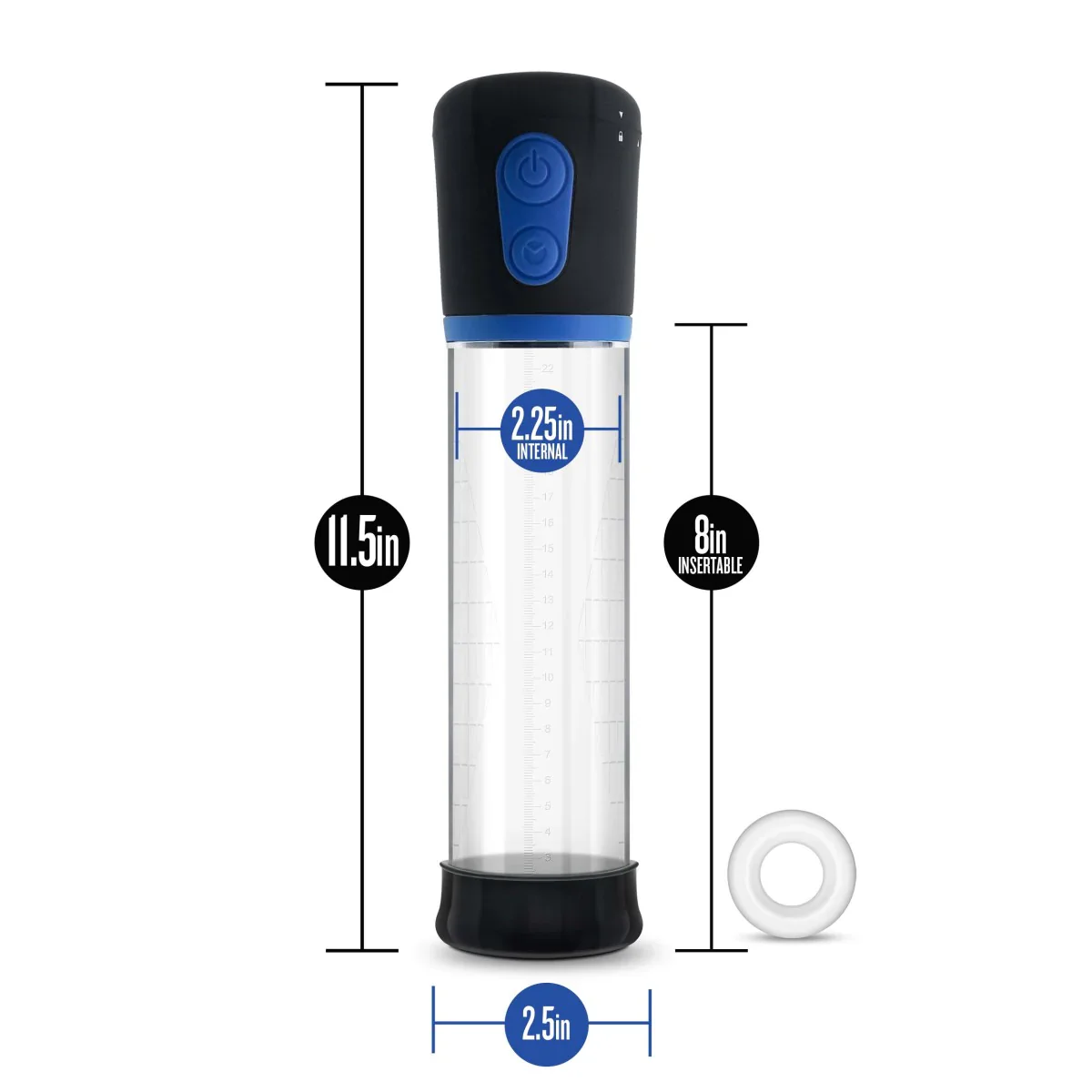Performance VX1 Male Enhancement Clear/Black Pump - Image 2