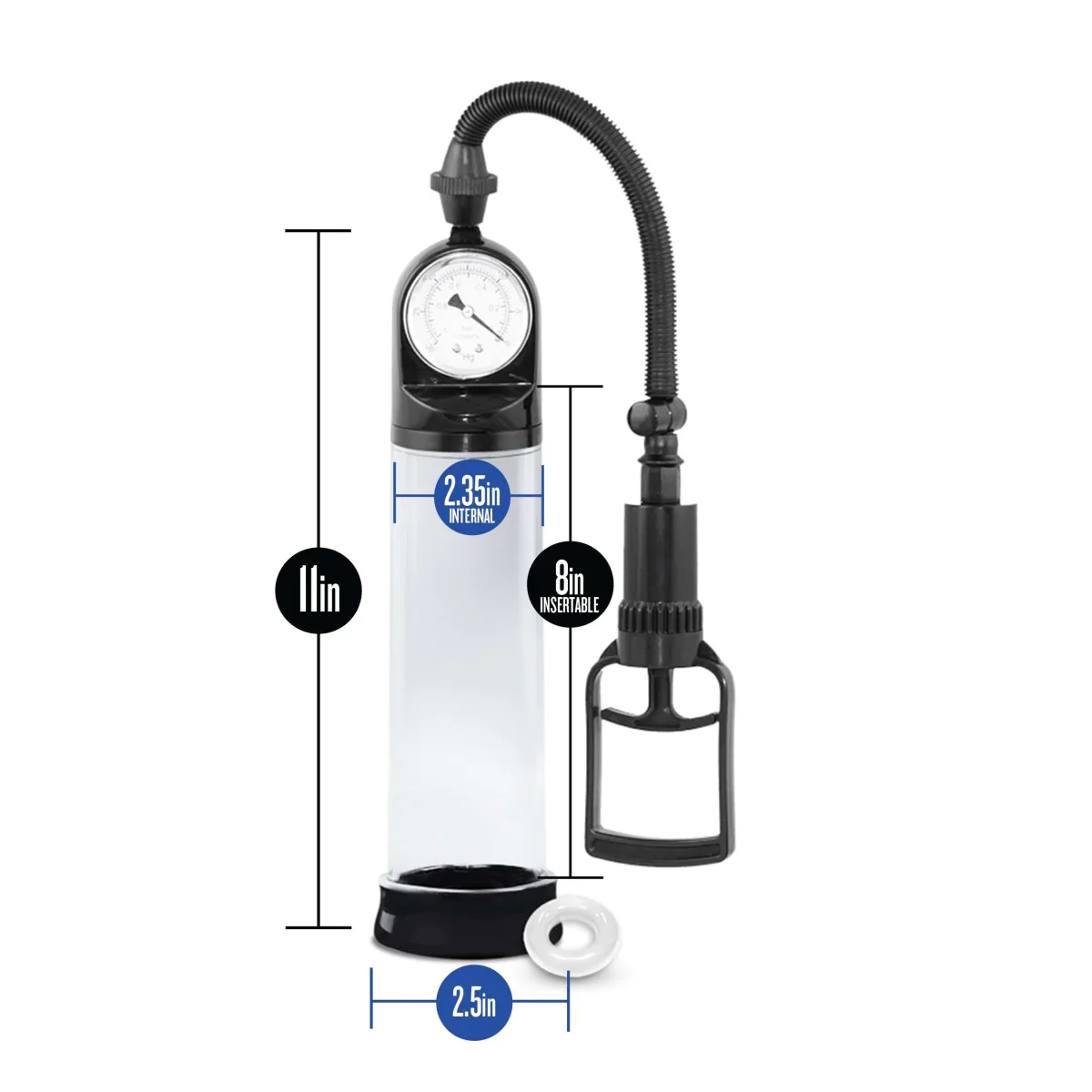 Performance VX2 Male Enhancement Clear/Black Pump - Image 3