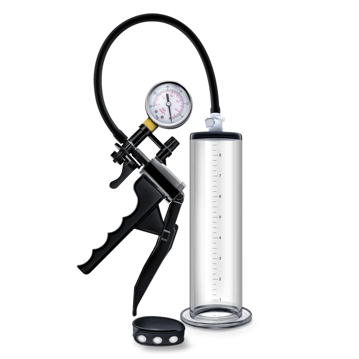 Performance VX8 Premium With Silicone Cock Strap Clear Pump - Image 4
