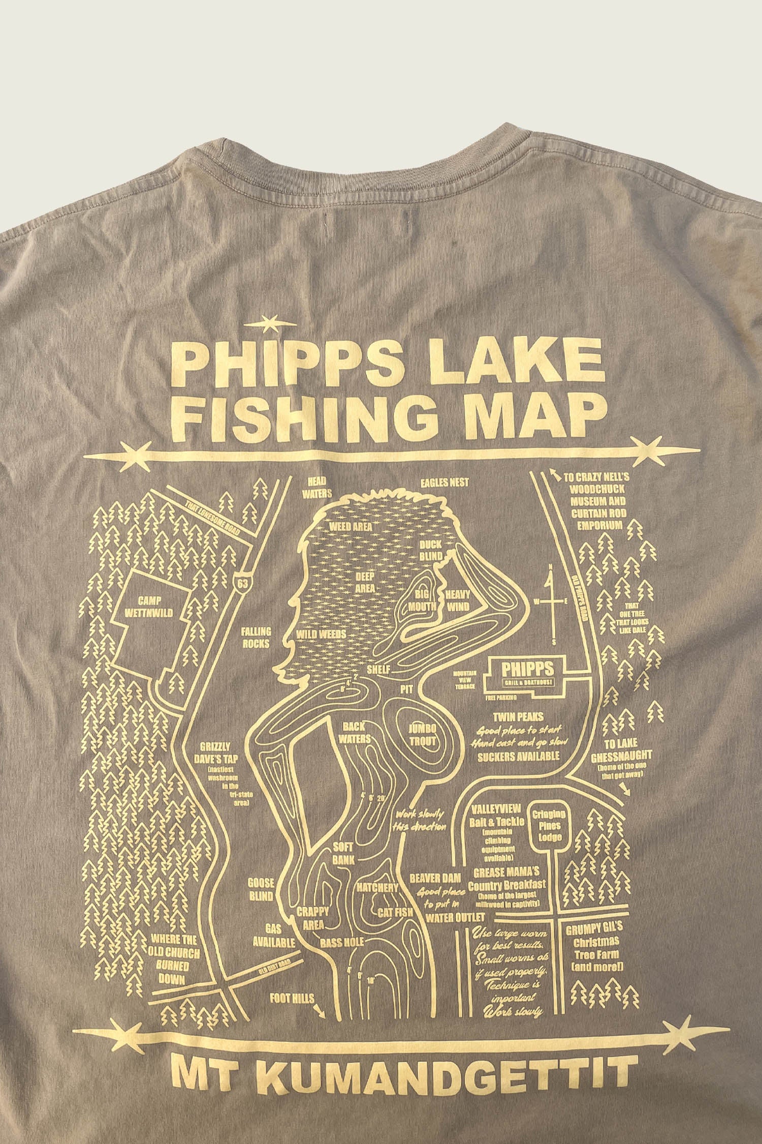PHIPPS LAKE LONG SLEEVE T TAUPE - Image 2