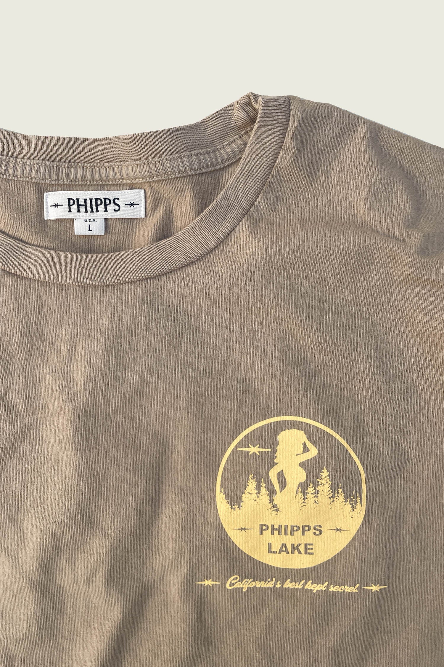 PHIPPS LAKE LONG SLEEVE T TAUPE - Image 4