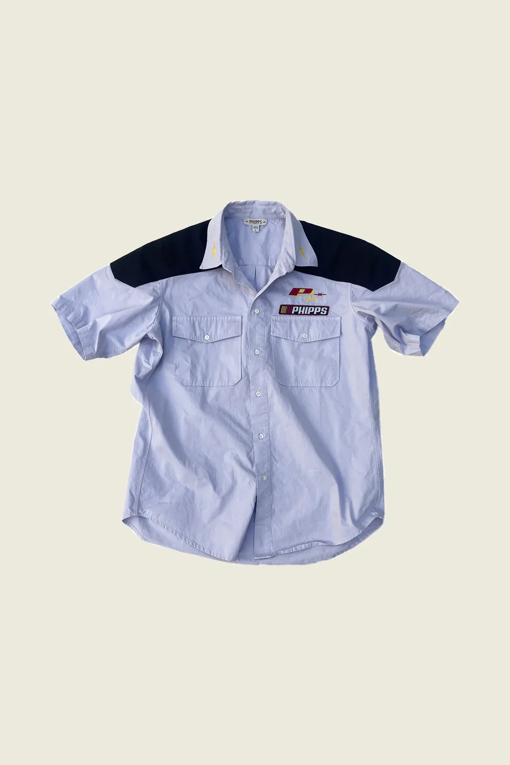PHIPPS SHORT SLEEVE REINFORCED RODEO SHIRT PALE LAVENDER - Image 4