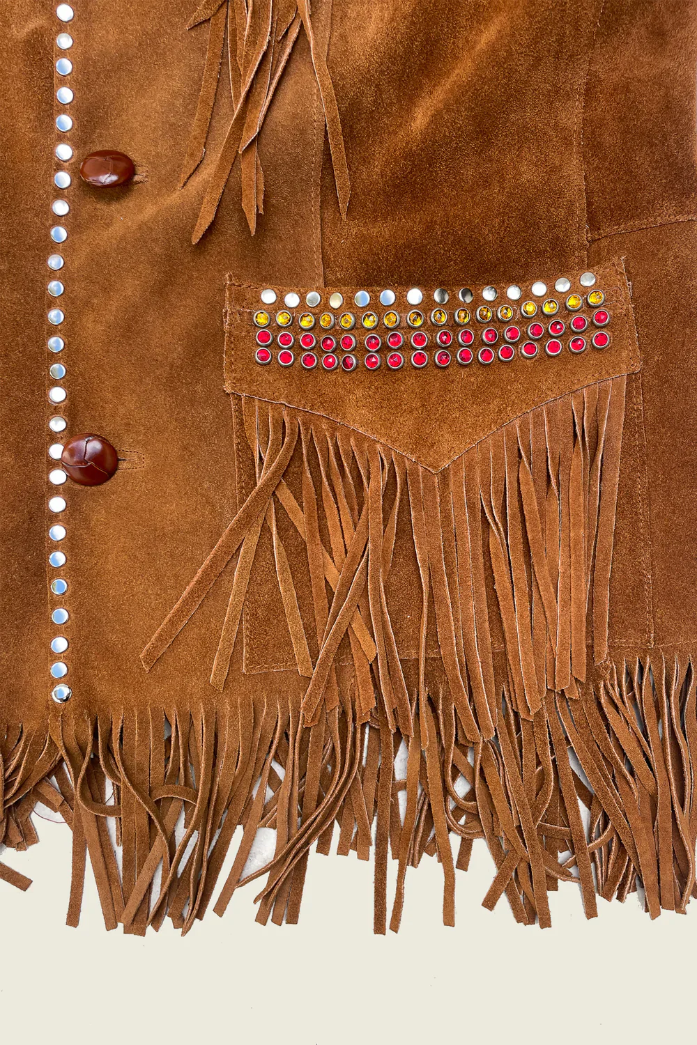 PHIPPS STUDDED FRINGE JACKET - L - Image 3