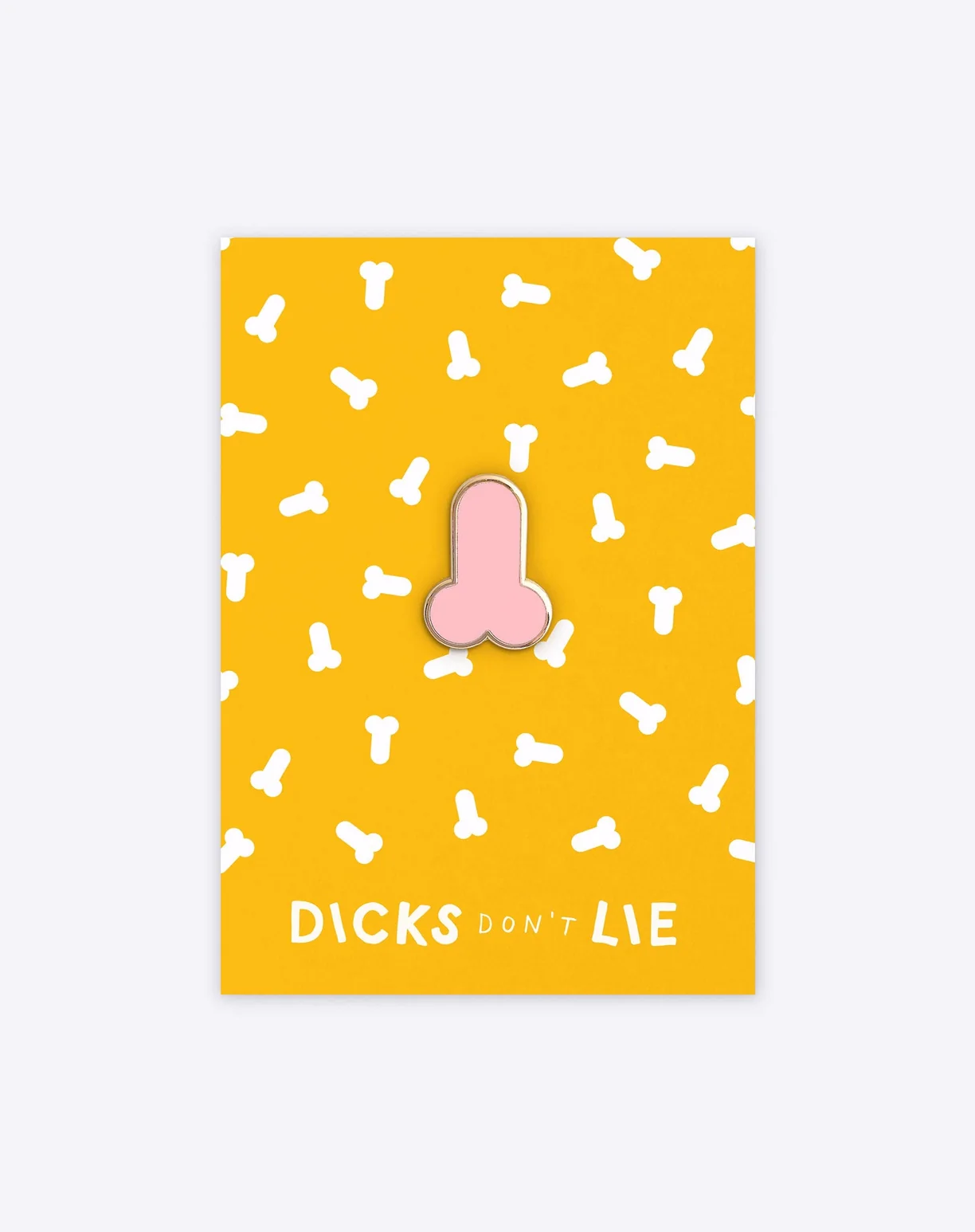 Pink Dick enamel pin by Dicks Don't Lie - Image 4