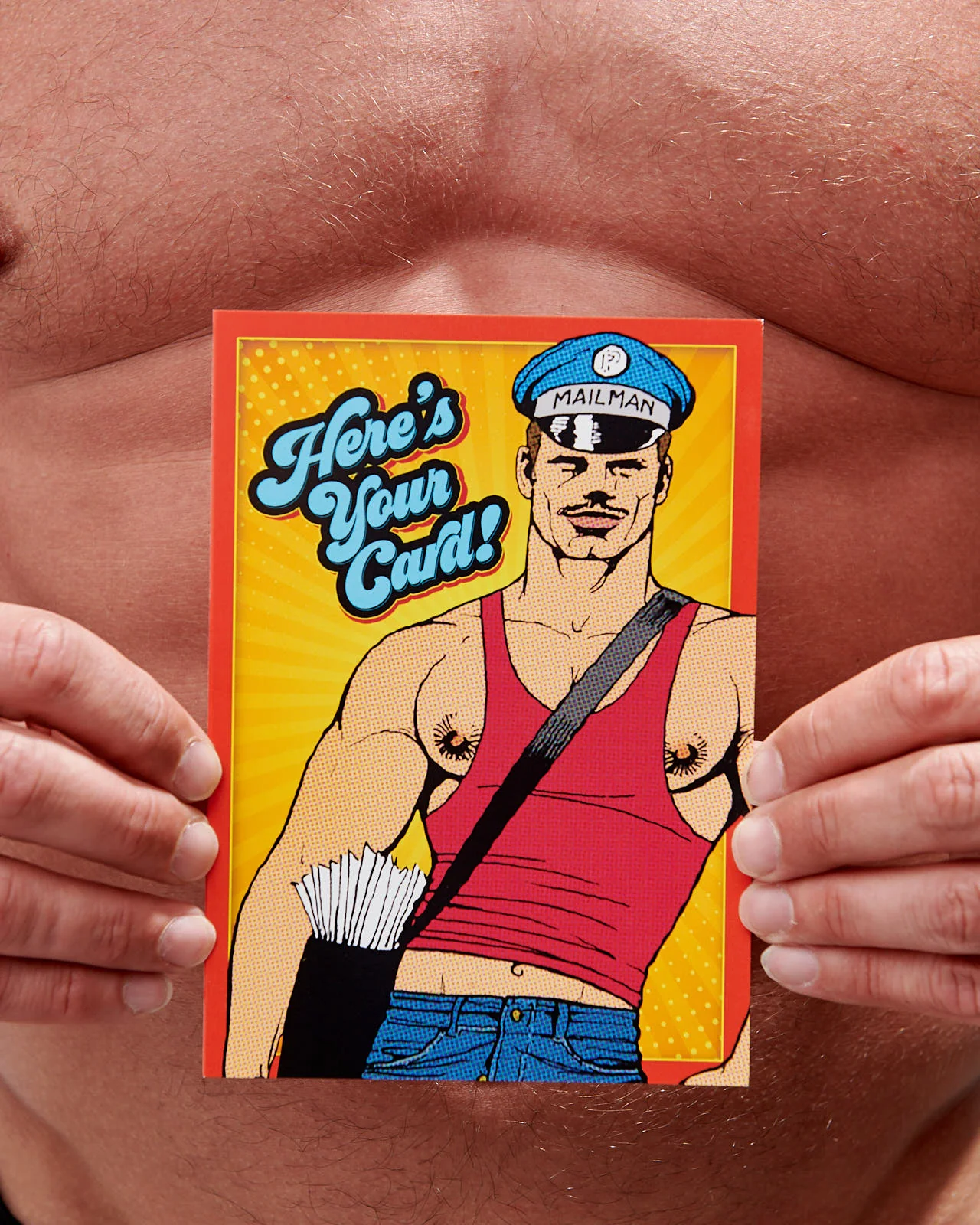 Postman Package Tom of Finland Birthday Card - Image 2