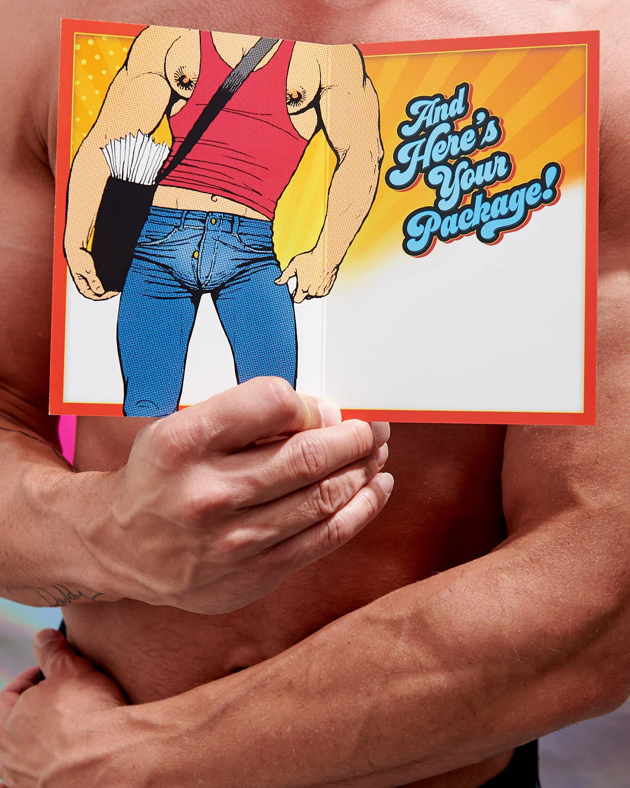 Postman Package Tom of Finland Birthday Card - Image 4