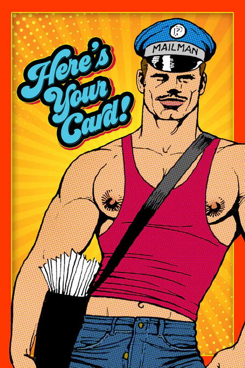 Postman Package Tom of Finland Birthday Card - Image 5