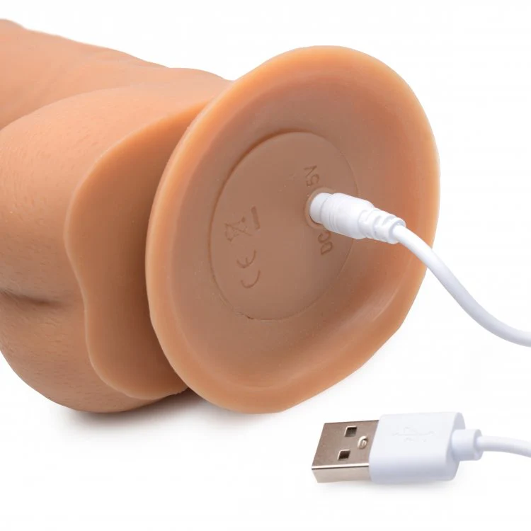 Power Pounder Realistic Thrusting Silicone Dildo by Master Series - Image 4