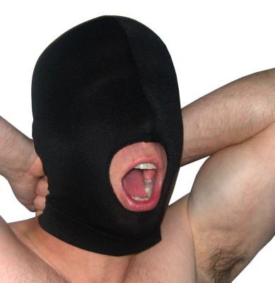 Premium Spandex Hood with Mouth Opening by Strict Leather - Image 2