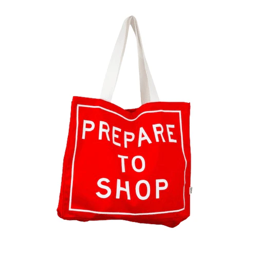 Prepare to Shop Tote Bag by Richard Tipping x third drawer down - Image 2