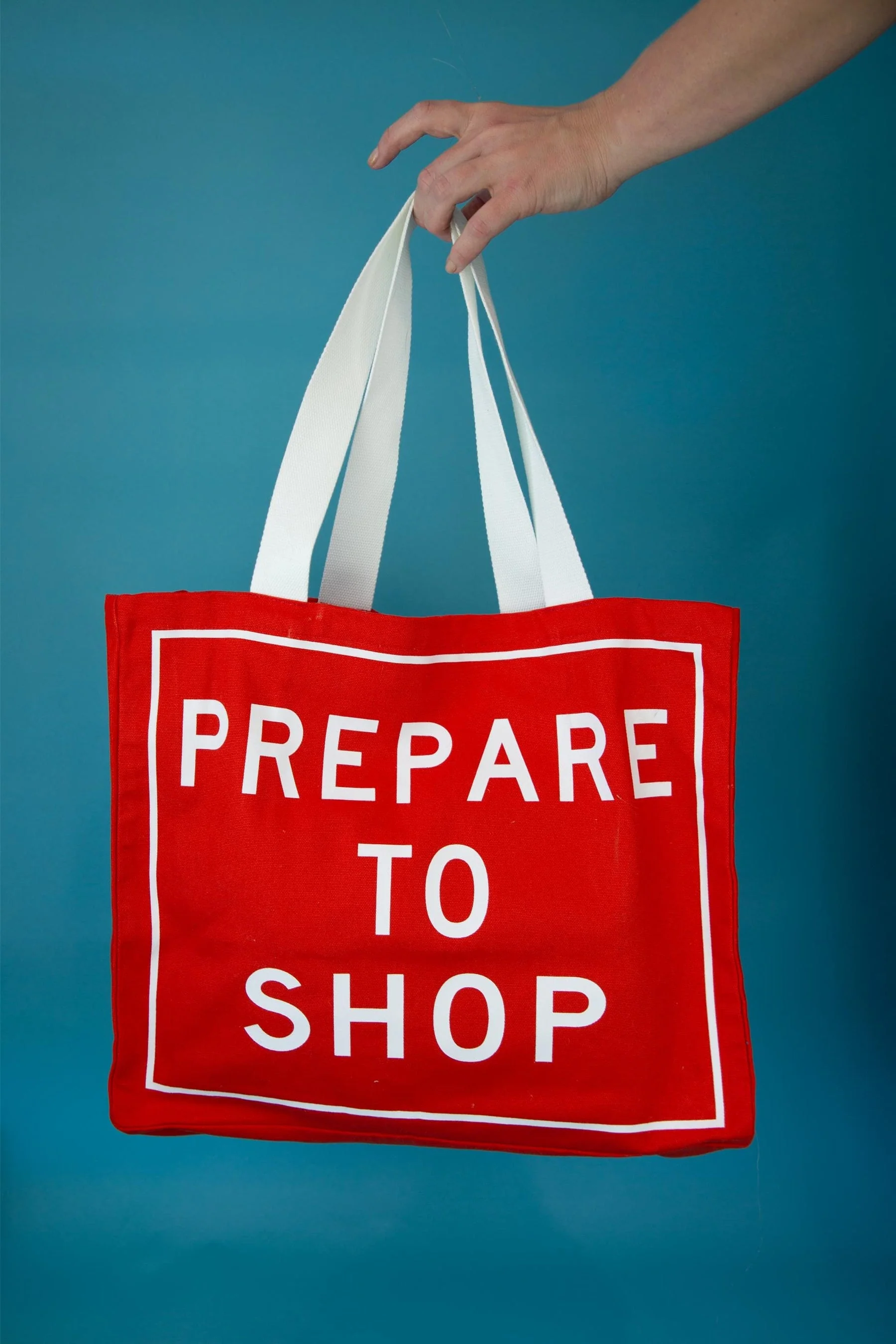 Prepare to Shop Tote Bag by Richard Tipping x third drawer down - Image 4