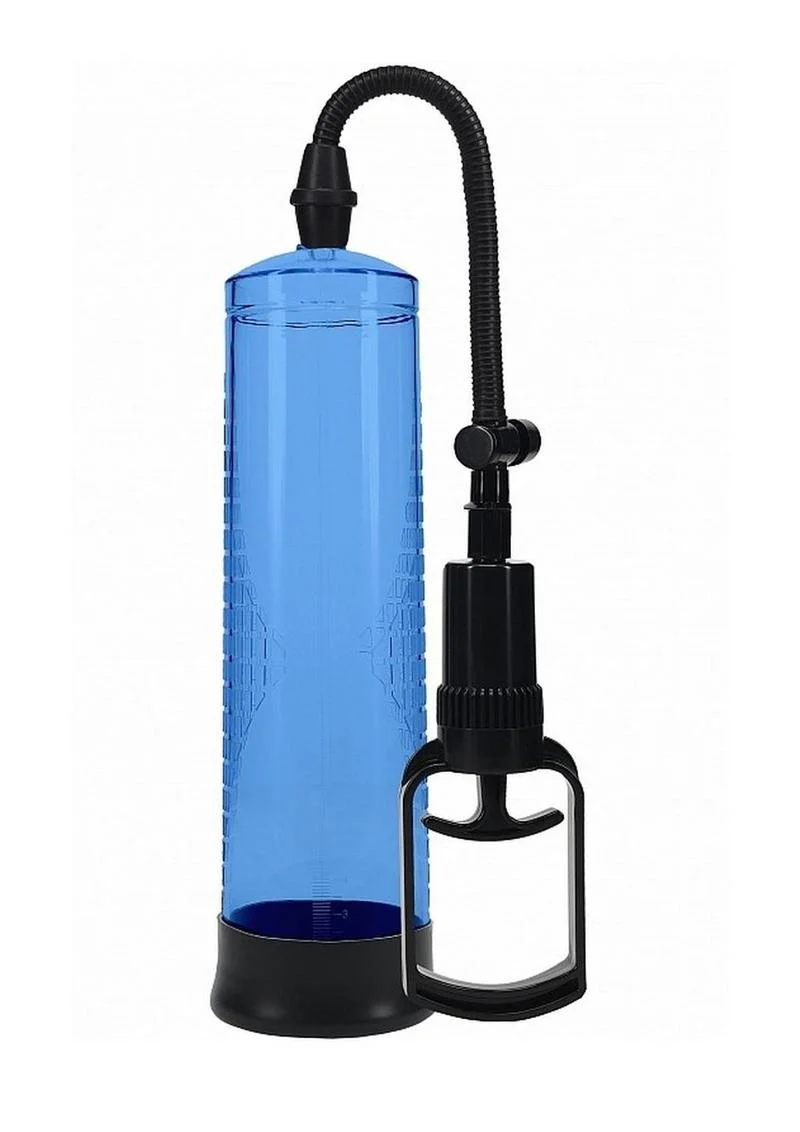 Pumped Basic Pump 2 Water Resistant Silicone Penis Pump - Blue - Image 2
