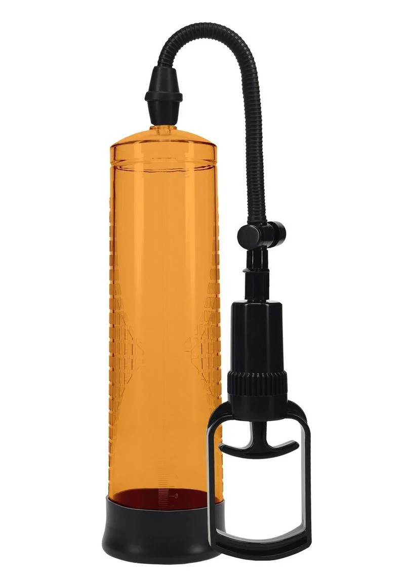 Pumped Basic Pump 2 Water Resistant Silicone Penis Pump - Orange - Image 2