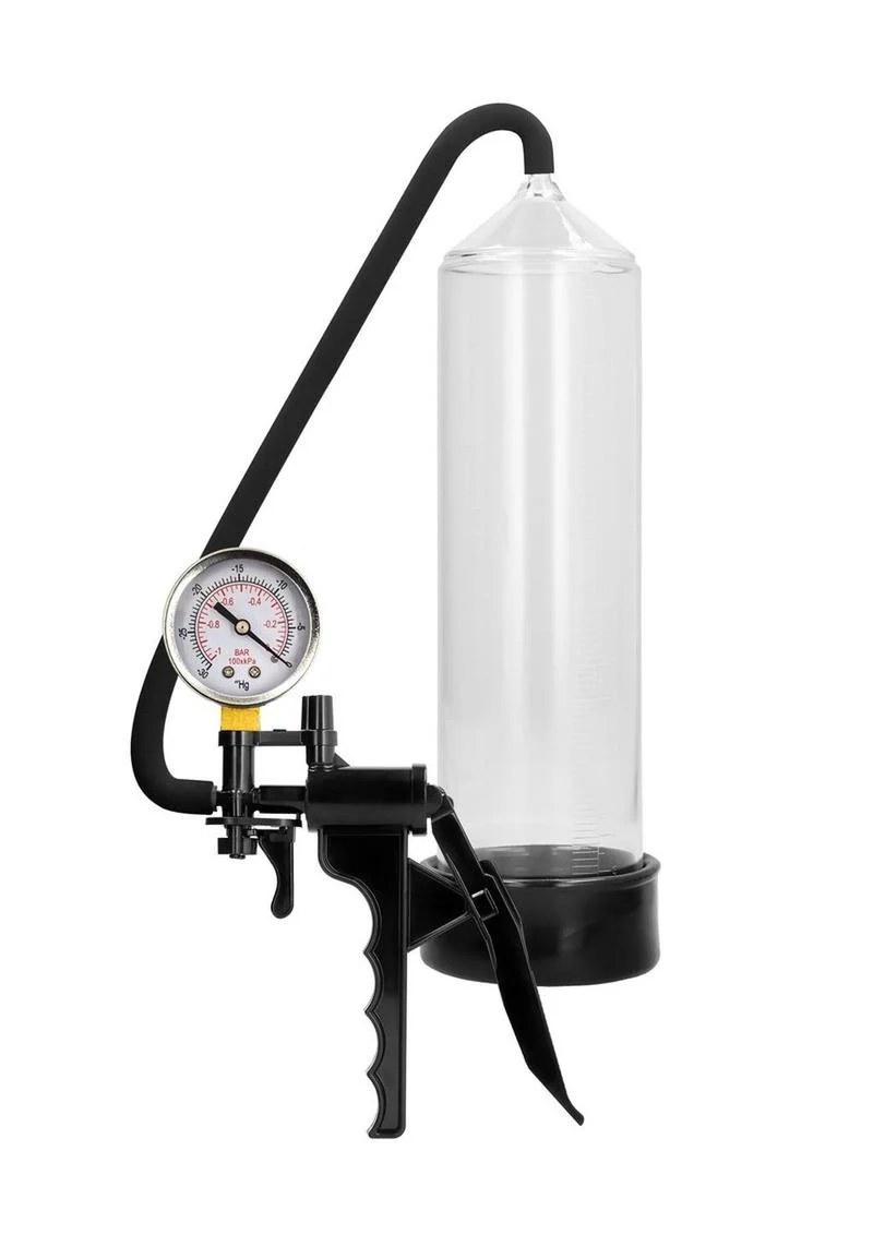 Pumped Elite Beginners Pump with PSI Gage - Clear - Image 3