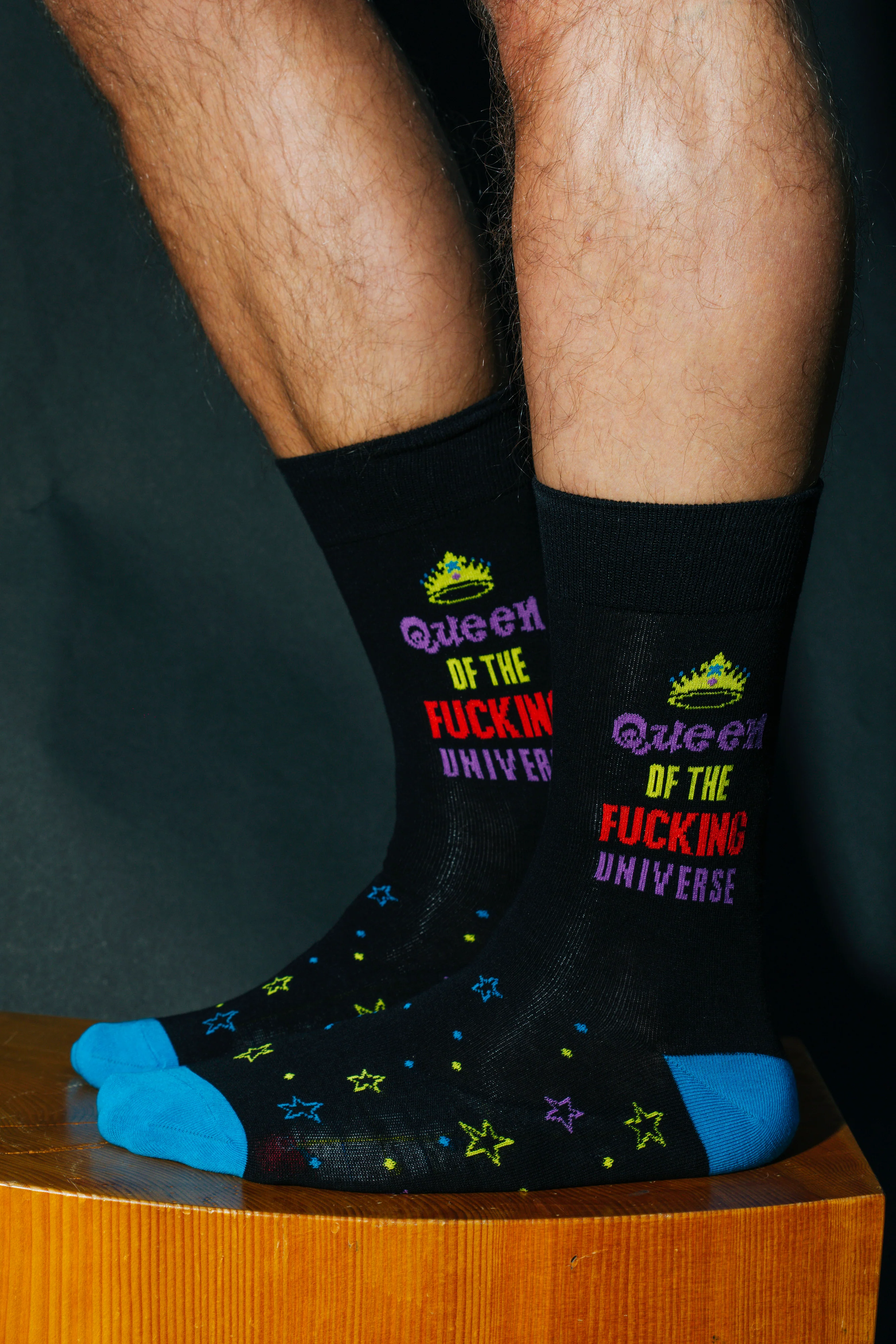 QUEEN OF THE FUCKING UNIVERSE SOCKS - Image 2