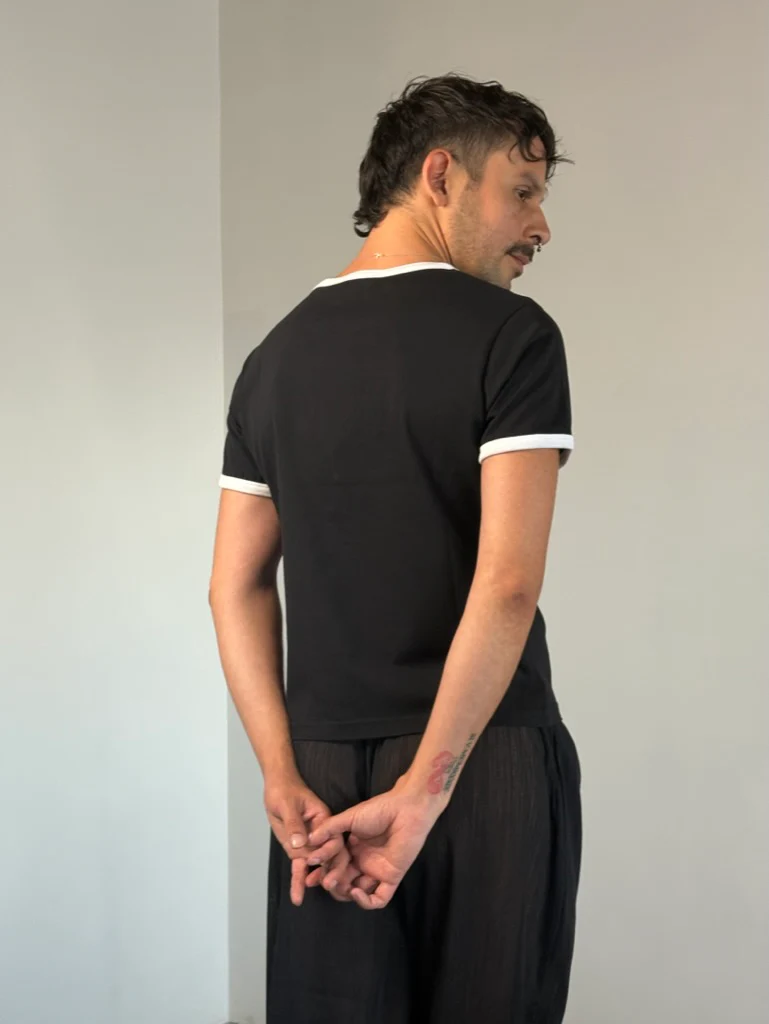 Queer Power T-Shirt in Black / White by LUDOVIC DE SAINT SERNIN - Image 5
