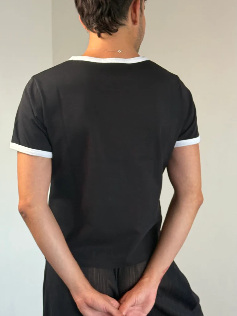 Queer Power T-Shirt in Black / White by LUDOVIC DE SAINT SERNIN - Image 6