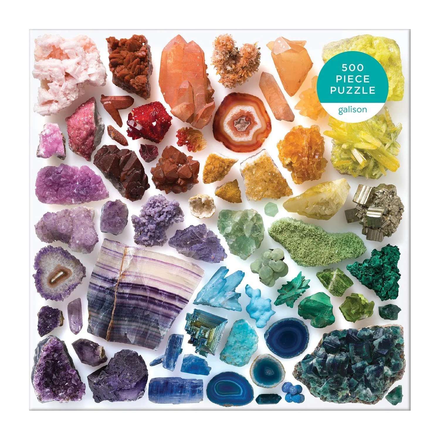 Rainbow Crystals 500 Piece Jigsaw Puzzle - Image 3