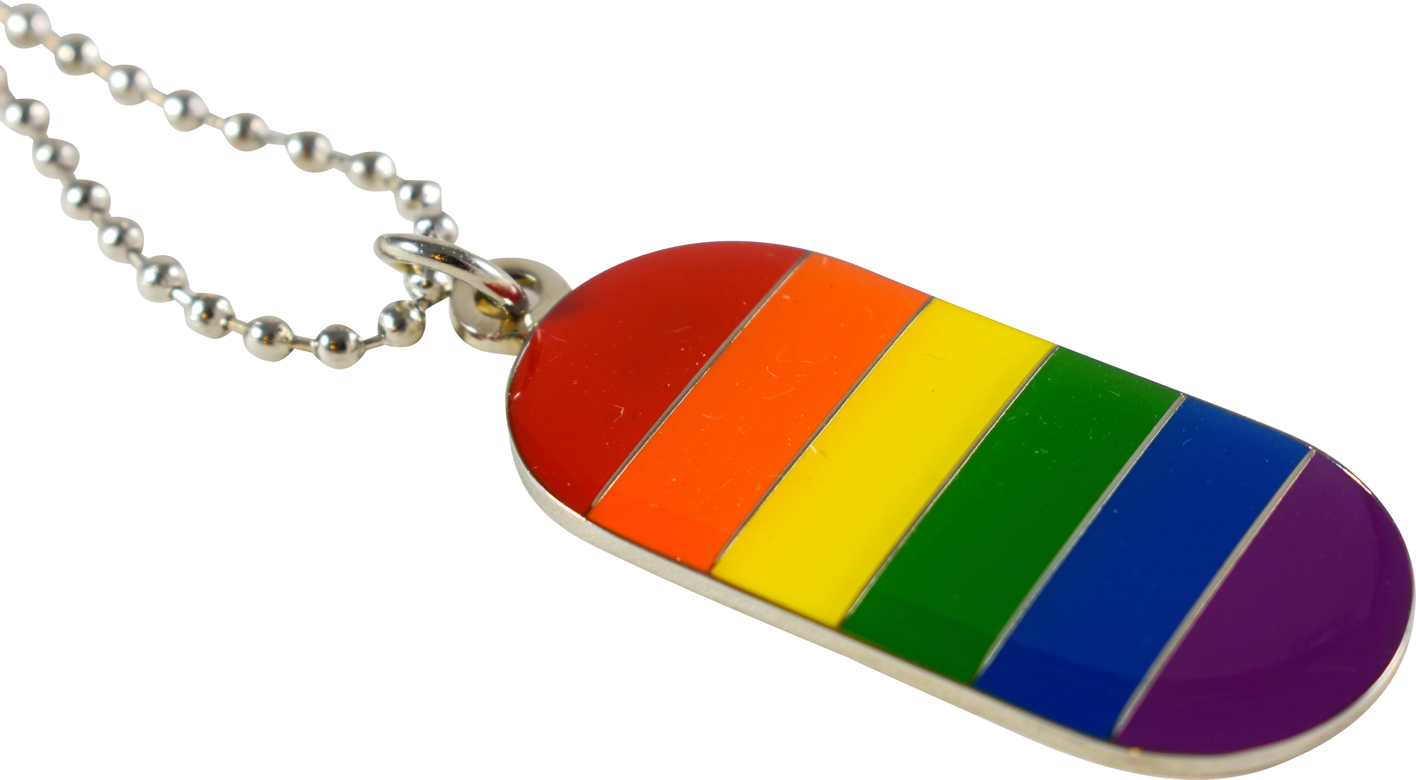 RAINBOW ID TAG Necklace - Image 4