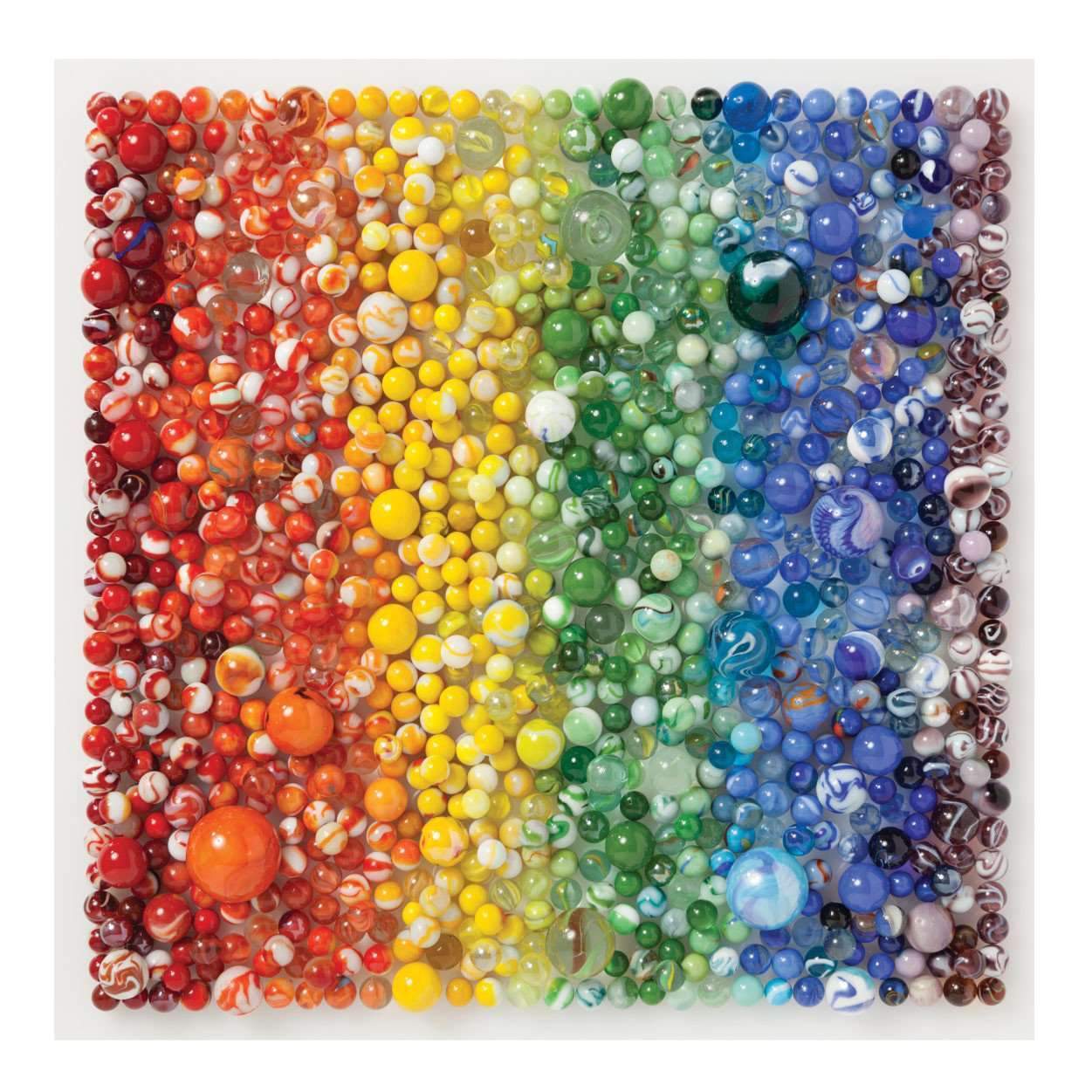 RAINBOW MARBLES 500 PIECE JIGSAW PUZZLE - Image 3