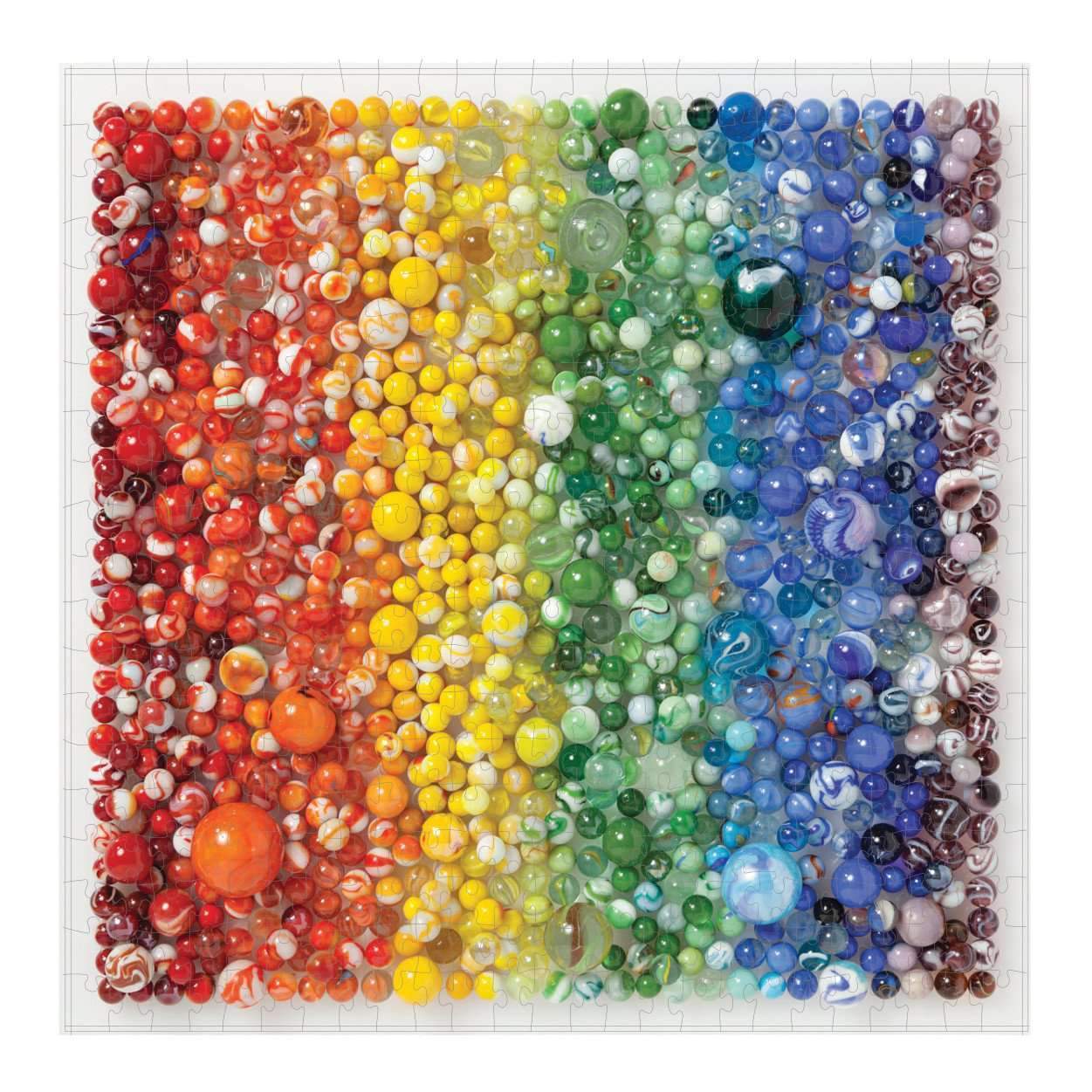 RAINBOW MARBLES 500 PIECE JIGSAW PUZZLE - Image 4