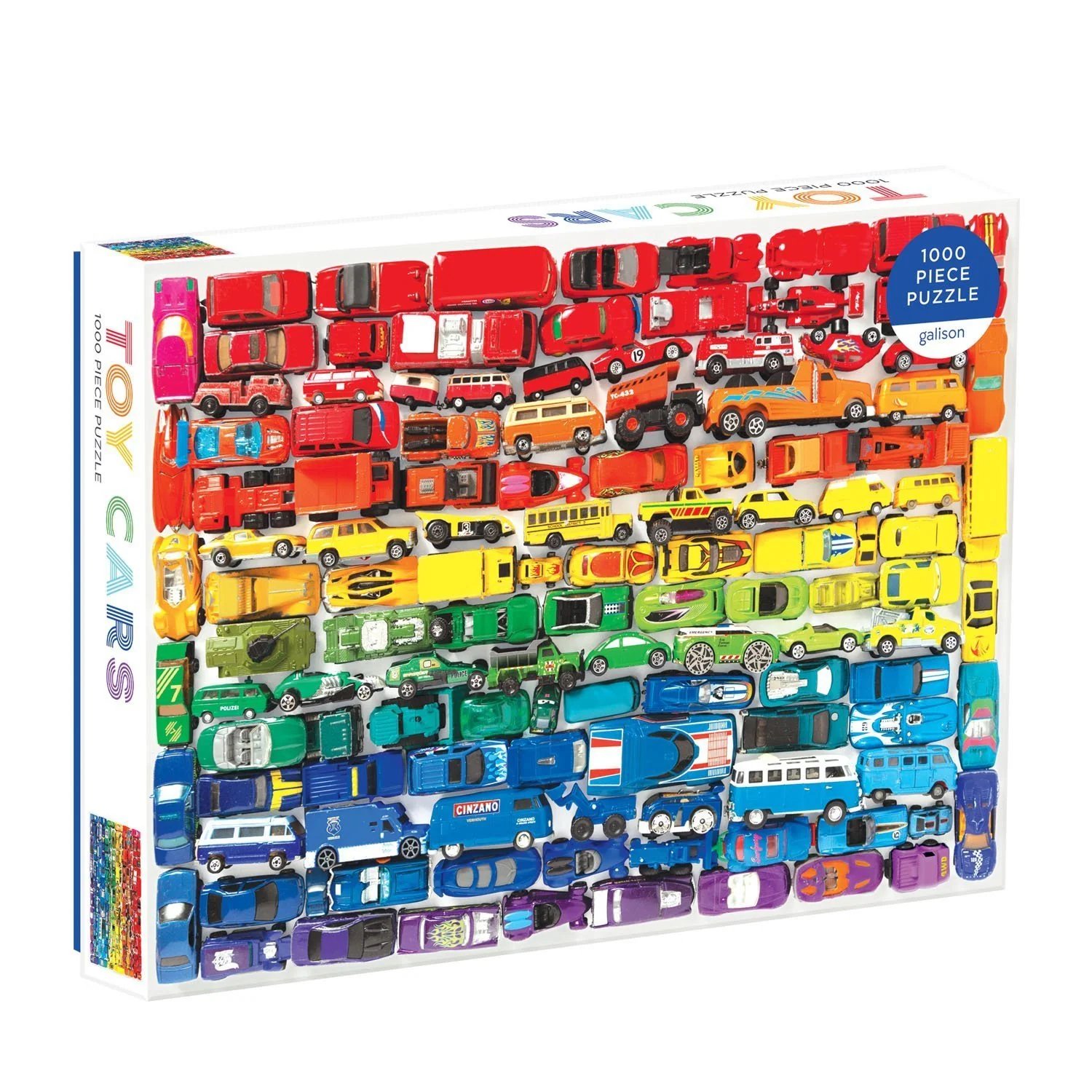 Rainbow Toy Cars 1000 Piece Jigsaw Puzzle - Image 3