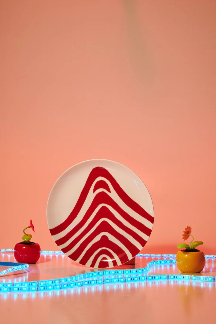 Red Curves Plate by Louise Bourgeois x Third Drawer Down - Image 3