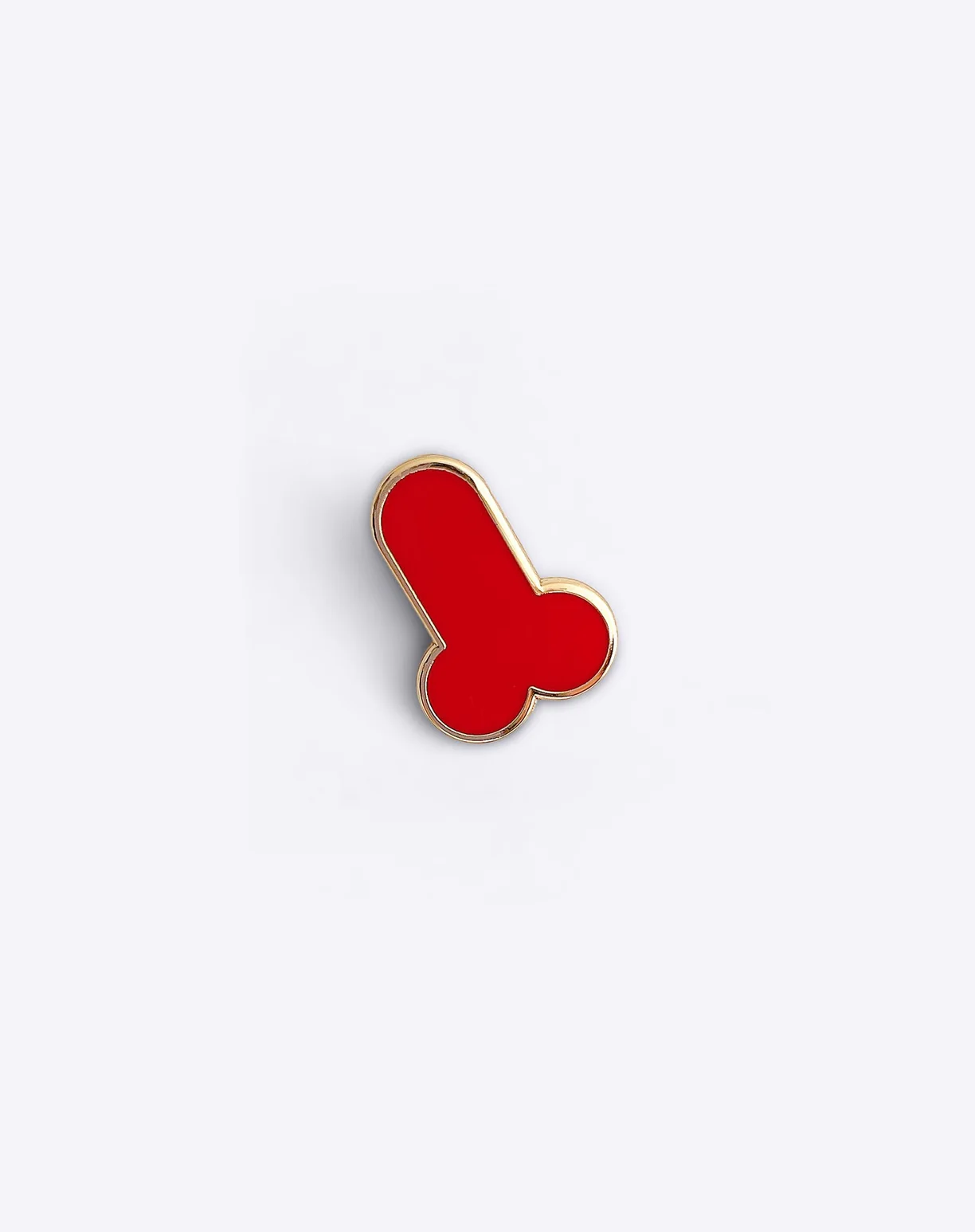 Red Dick enamel pin by Dicks Don't Lie - Image 2