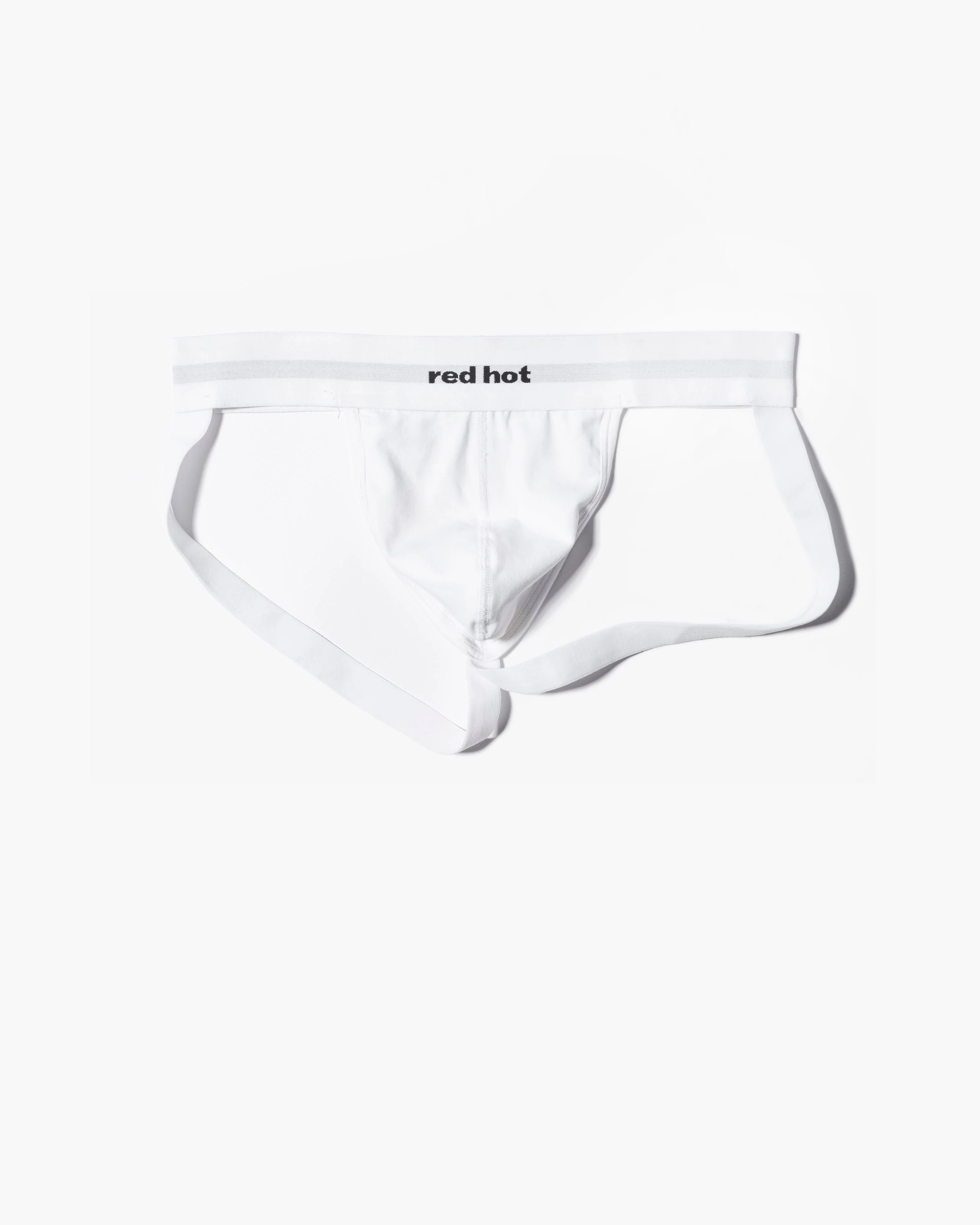 RED Hot Core Jock - White - Image 2