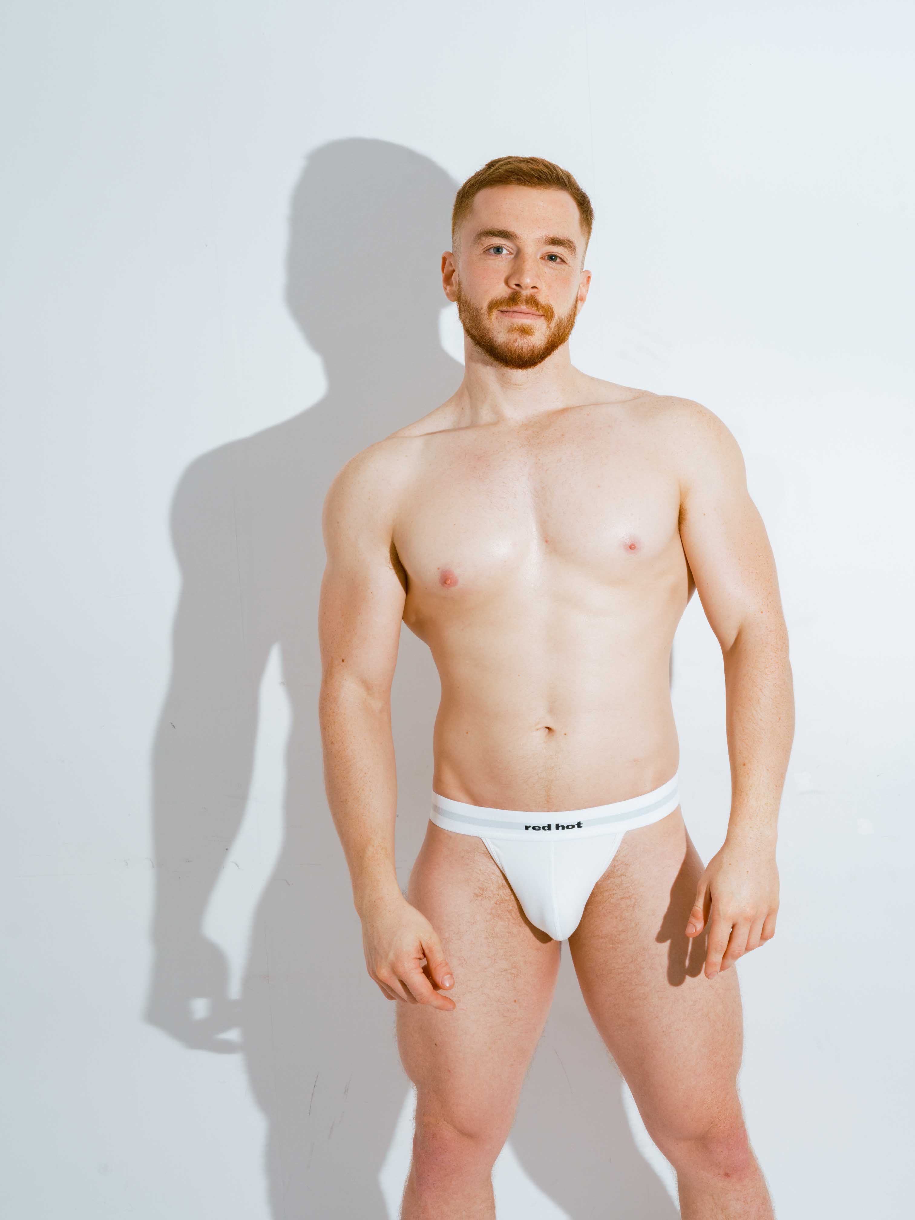 RED Hot Core Jock - White - Image 5