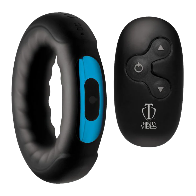 Remote Control 7X Silicone Cock Ring by Trinity Men