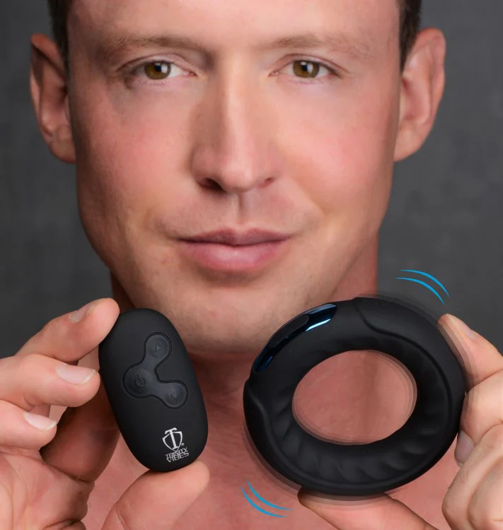 Remote Control 7X Silicone Cock Ring by Trinity Men - Image 7